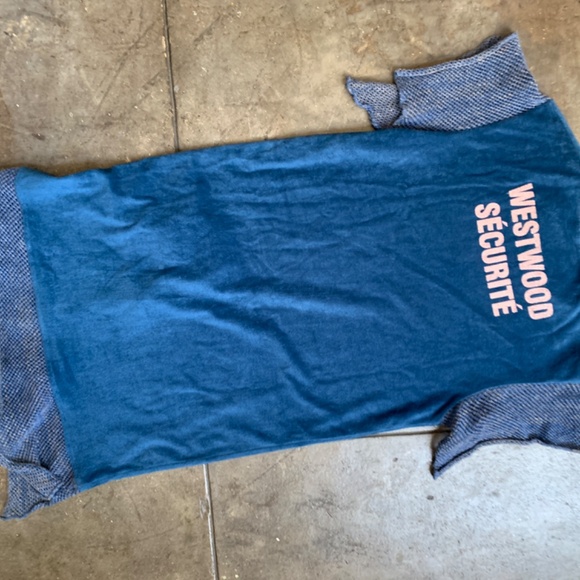 Vivienne Westwood 2015 Unisex Rare Flax / Silk Security Long T Shirt / Dress - Picture 11 of 11